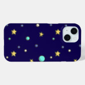 A colorful star pattern.　カラフルな星の模様 Case-Mate iPhoneケース (裏面 (横))