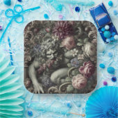 🎭 A Colossal Comedy – Gothic Victorian ペーパープレート (パーティー)