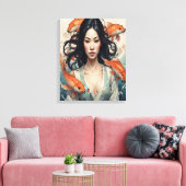 A Conversation Between Two Corners キャンバスプリント (インサイチュ (リビング))