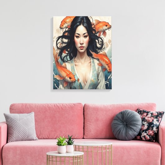 A Conversation Between Two Corners キャンバスプリント (インサイチュ (リビング))