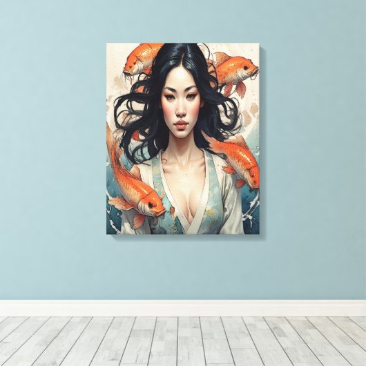 A Conversation Between Two Corners キャンバスプリント (インサイチュ (ウッドフロア))