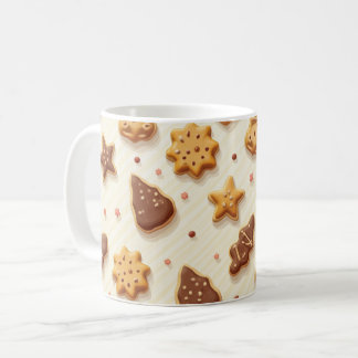 a coockie-print mug コーヒーマグカップ
