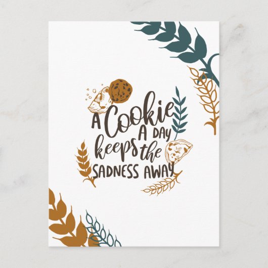 A Cookie a 保 A Day theSloosy遠くに White ver ポストカード (正面)