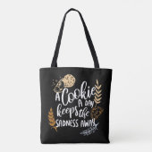 A Cookie a Day 保 theSloosy遠くに Black Ver トートバッグ (裏面)