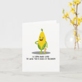 A Corn Knee Card Funny Recovery Card カード (黄色い花)