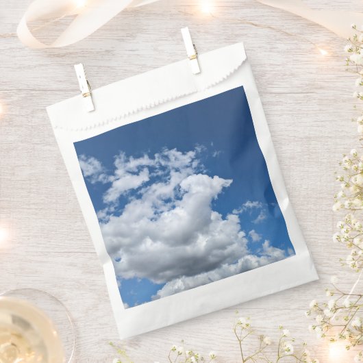 A corner of clouds フェイバーバッグ (クリップ留めされた状態)