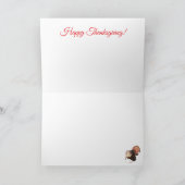 A Cornucopia of Blessings Holiday Card サンキューカード (内部)