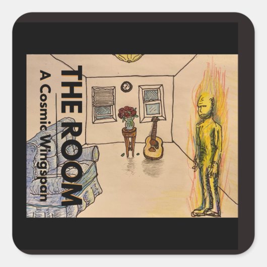 A Cosmic Wingspan "The Room" Sticker スクエアシール (正面)