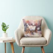 A Cosy Cottage in winter クッション (椅子)