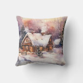 A Cosy Cottage in winter クッション (裏面)