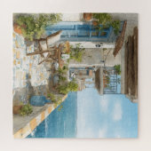 A Cosy Seaside Balcony ジグソーパズル (横)