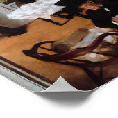 A Cotton Office in New Orleans by Edgar Degas ポスター (角)