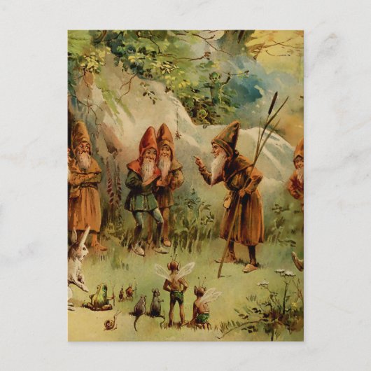“A Council of Gnomes” by E S Hardy ポストカード (正面)