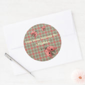 A Country Garden Ladybug Book Sticker (Red) ラウンドシール (封筒)