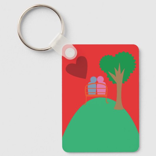 A Couple Dating キーホルダー (正面)