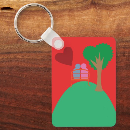 A Couple Dating  キーホルダー (正面)