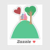 A Couple Dating  シール (シート)