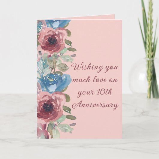 A couple's Love 10th Anniversary Card シーズンカード (正面)