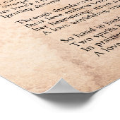 A Cowboy’s Heart – Romantic Western Poem Poster ポスター (角)