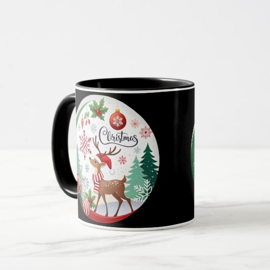 A Cozy Christmas Circle マグカップ (正面左)