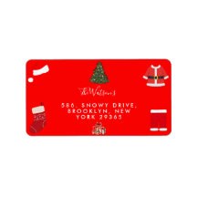 A Cozy Christmas Gathering Set on Warm Red