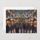 A Cozy Covent Garden - Christmas in London ポストカード (正面/裏面)