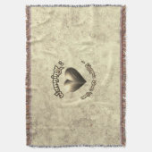 A Cozy Gift Straight From the Heart スローブランケット (正面縦)