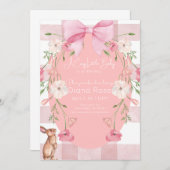 A Cozy Little Baby Is on the Way Shower Invitation 招待状 (正面/裏面)