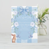 A Cozy Little Baby Is on the Way Shower Invite  招待状 (スタンド正面)