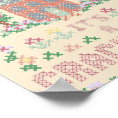 A Crack Home – クロスステッチ刺繍 ポスター (角)