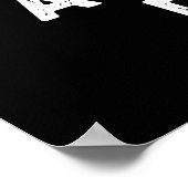 A-cry-licアーティス絵を描おもしろいトPun Dark BG ポスター (角)