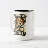 A cup for dog lovers ツートーンマグカップ (正面左)