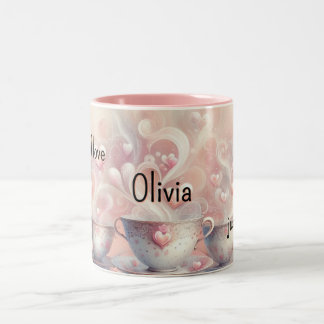 A Cup of Love Personalized Mug ツートーンマグカップ