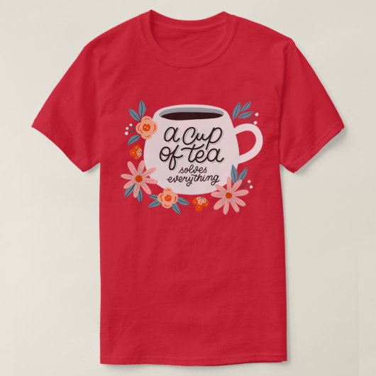 A Cup Of Tea 5 Tシャツ (デザイン正面)