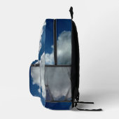 A curve in the clouds プリントバックパック (右)