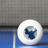 A curve in the clouds 卓球ボール (ネット)