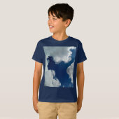 A curve in the clouds tシャツ (正面フル)