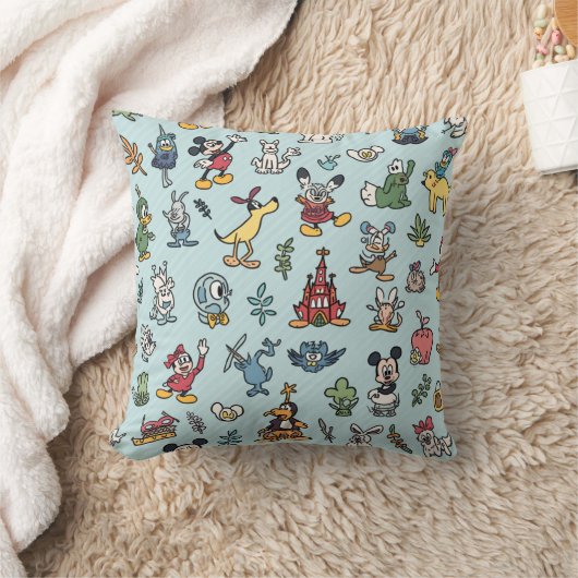 A cushion that dream of with a adorable character クッション (ブランケット)
