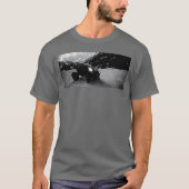 A Custom Cadillac Hobby RC Car in Snowy Mountains  Tシャツ (正面)