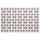 A cute and romantic fabric with a print ファブリック (ファットクウォーター)