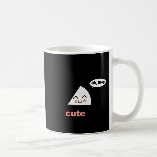 A Cute Angle Funny Math Pun Acute Angle コーヒーマグカップ (右)