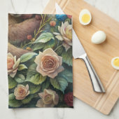 A Cute Baby Bear キッチンタオル (四つ折り)