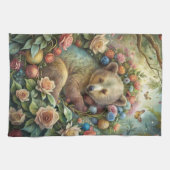 A Cute Baby Bear キッチンタオル (横)