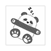 A Cute Baby Panda Sleeping Peacefully ラバースタンプ (インプリント)