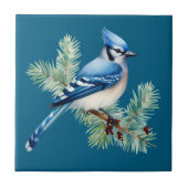 A Cute Blue Jay  タイル (正面)