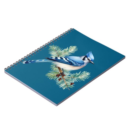 A Cute Blue Jay  ノートブック (左側)