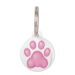 a cute cat's paw. ペット　ネームタグ