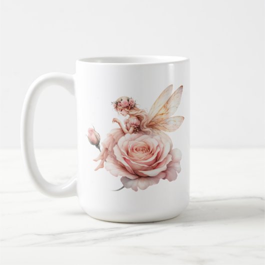A Cute Fairy Pink Mug コーヒーマグカップ (左)