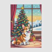 A Cute Festive Corgi Christmas 薄葉紙 (正面)