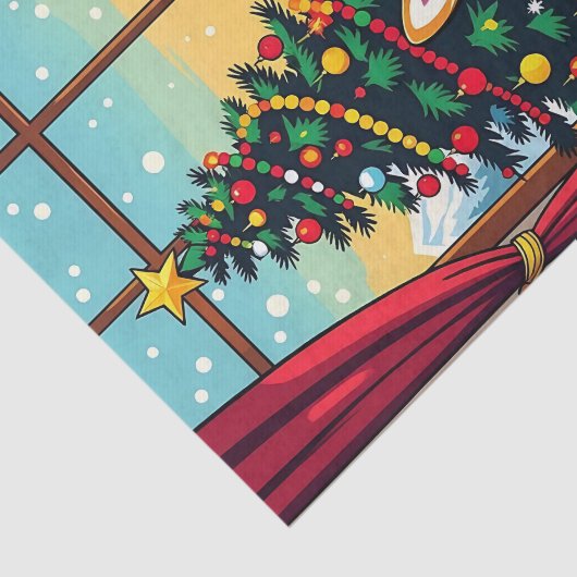 A Cute Festive Corgi Christmas 薄葉紙 (詳細)